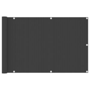 U24 balkona ekrāns antracīts pelēks 90x300 cm HDPE