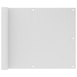 U24 balkona ekrāns, balts, 75 x 300 cm, HDPE