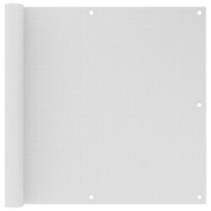 U24 balkona ekrāns, balts, 90 x 500 cm, HDPE