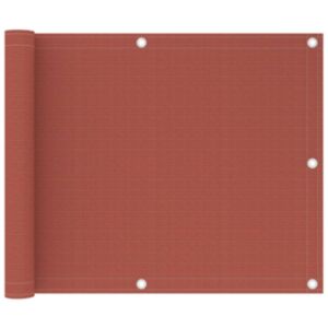 U24 balkona ekrāns, terakota, 75 x 300 cm, HDPE