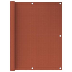 Балконная ширма U24, терракота, 120 x 500 см, HDPE