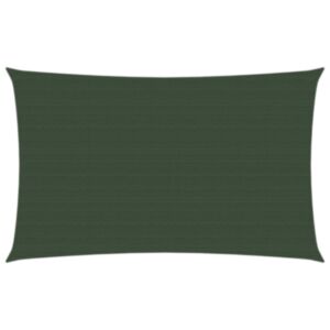 Pood24 päikesepuri 160 g/m² tumeroheline 5 x 7 m HDPE