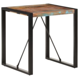 U24 pusdienu galds, 70 x 70 x 75 cm, restaurēts koks