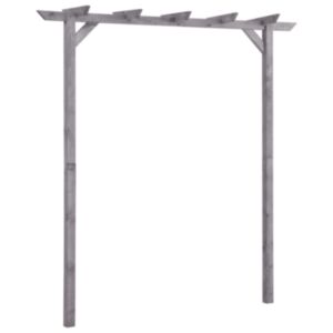 U24 lapene, pelēka, 200 x 40 x 205 cm piesūcināta priedes koks