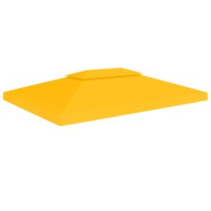 U24 divkāršās jumta jumts 310 g / m² 4 x 3 m, dzeltens