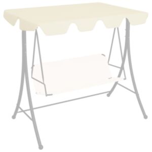 U24 dārza šūpoles rezerves jumta krēmveida 226 x 186 cm 270 g / m²