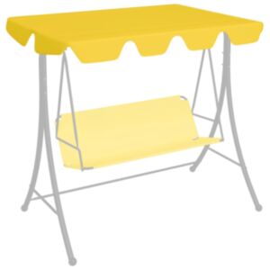 U24 dārza šūpoles rezerves jumts dzeltens 226 x 186 cm 270 g / m²