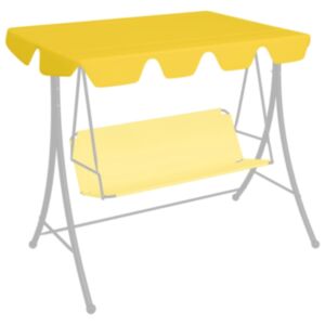 U24 dārza šūpoles rezerves jumts dzeltens 192 x 147 cm 270 g / m²