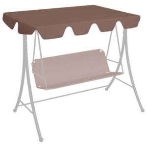 U24 dārza šūpoles rezerves jumts brūns 192 x 147 cm 270 g / m²