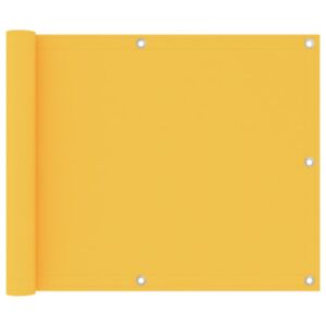 U24 balkona ekrāns, dzeltens, 75 x 300 cm, Oksfordas audums