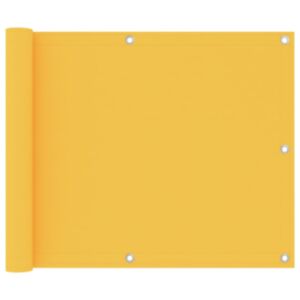 Шторка для балкона U24, желтая, 75 x 300 см, ткань оксфорд