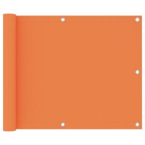 Шторка для балкона U24, оранжевая, 75 x 500 см, ткань оксфорд