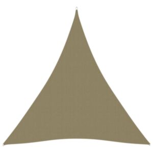 U24 Треугольные солнечные часы из оксфордской ткани 4 x 5 x 5 м бежевые