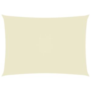 U24 солнцезащитный козырек из оксфордской ткани, прямоугольный, 2,5 x 5 м кремового цвета