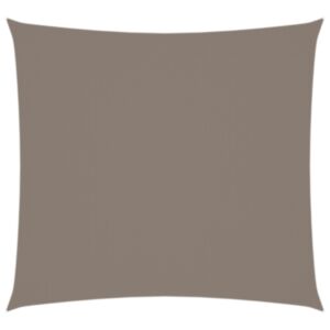 Pood24 oxford-kangast päikesepuri, kandiline, 6 x 6 m, pruunikashall