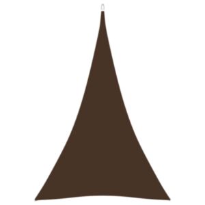 Солнечные часы U24, ткань оксфорд, треугольная, 3 x 4 x 4 м, коричневые