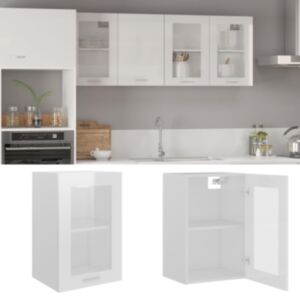 U24 virtuves skapis, spīdīgi balts, 40 x 31 x 60 cm, skaidu plātne