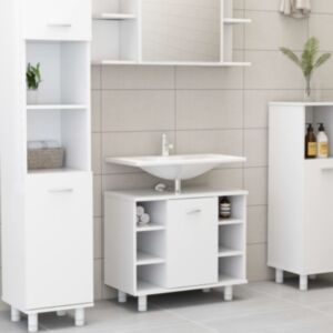 U24 vannas istabas skapis balts 60x32x53,5 cm skaidu plātne