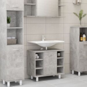 U24 vannas istabas skapis betons pelēks 60x32x53,5 cm skaidu plātne