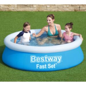 Bestway Fast Set piepūšamais baseins apaļš 183x51 cm, zils