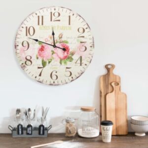 Pood24 vanaaegne seinakell, lill, 60 cm