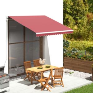U24 markīzes nomaiņas audums, bordo sarkans, 3 x 2,5 m