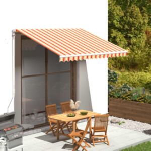 U24 tentu nomaiņas audums, dzeltens un oranžs, 3,5 x 2,5 m