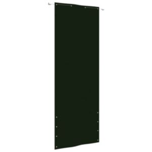 Балконная ширма U24, темно-зеленая, 80x240 см, ткань оксфорд
