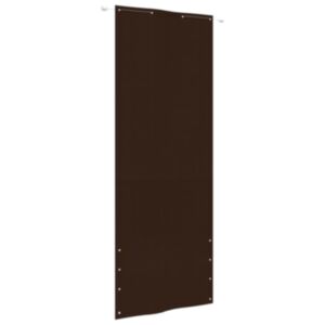 Балконная ширма U24, коричневая, 80 x 240 см, ткань Оксфорд