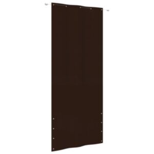 Балконная ширма U24, коричневая, 100 x 240 см, ткань Оксфорд