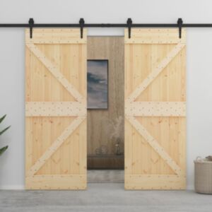 U24 bīdāms ar aparatūras komplektu 90 x 210 cm, priedes koks