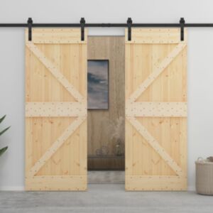 U24 bīdāms ar aparatūras komplektu 100 x 210 cm, priedes koks