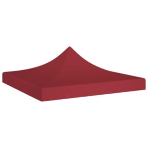 U24 viesību telts jumts 3 x 3 m, tumši sarkans, 270 g / m²