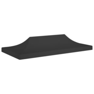 U24 viesību telts jumts 6 x 3 m, melns, 270 g / m²
