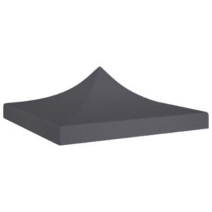 U24 viesību telts jumts 2 x 2 m, antracīta pelēks, 270 g / m²