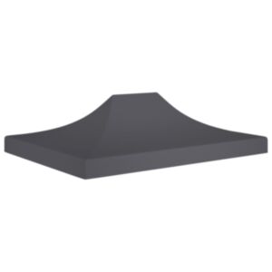U24 viesību telts jumts 4 x 3 m, antracīta pelēks, 270 g / m²