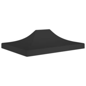 U24 ballīšu telts jumts 4 x 3 m, melns, 270 g / m²