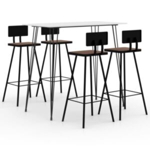U24 5-daļīgs stieņu komplekts, balts