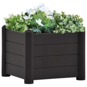 U24 dārza audzētava PP antracīta pelēks 43 x 43 x 35 cm
