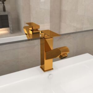 U24 vannas istabas jaucējkrāns, izvelkams, zeltains, 157 x 172 mm