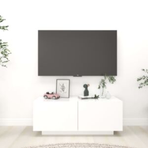 U24 Тумба под ТВ, белый, 100 x 35 x 40 см, ДСП
