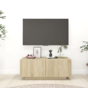 U24 тумба под ТВ, дуб Сонома, 100 x 35 x 40 см, ДСП