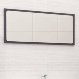 U24 vannas istabas spogulis, spīdīgs balts 80 x 1,5 x 37 cm skaidu plātne