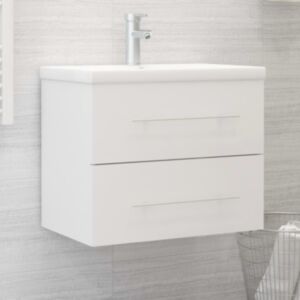 U24 izlietnes skapis, balts, 60x38,5x48 cm, skaidu plātne