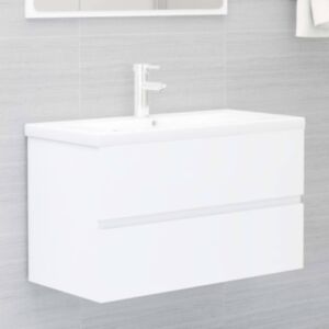 U24 izlietnes skapis, balts, 80 x 38,5 x 45 cm, skaidu plātne