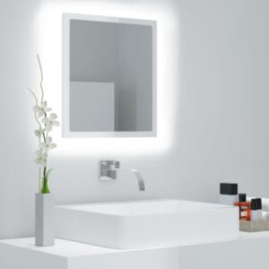 U24 vannas istabas spoguļu skapis, balts, 40 x 8,5 x 37 cm, skaidu plātne