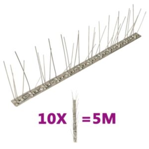 Pood24 5-realised roostevabast terasest linnupiigid, 10 tk, 5 m