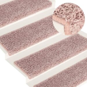 Pood24 trepivaibad 15 tk, 65x21x4 cm, valge ja roosa