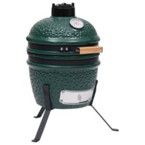 Pood24 kaks ühes Kamado grill-suitsuahi, keraamiline, 56 cm, roheline