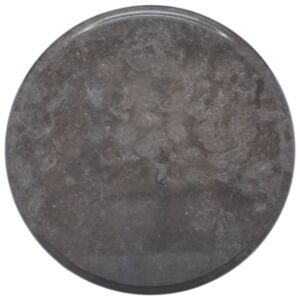 Galda virsma U24, melna, Ø 40 x 2,5 cm, marmora